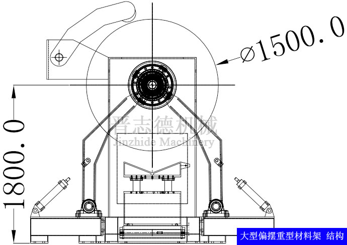 大型偏擺重型材料架結構,重型移位材料架結構