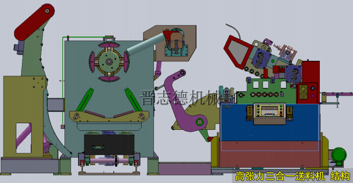 高張力三合一送料機結構