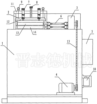 精密整平機結構圖